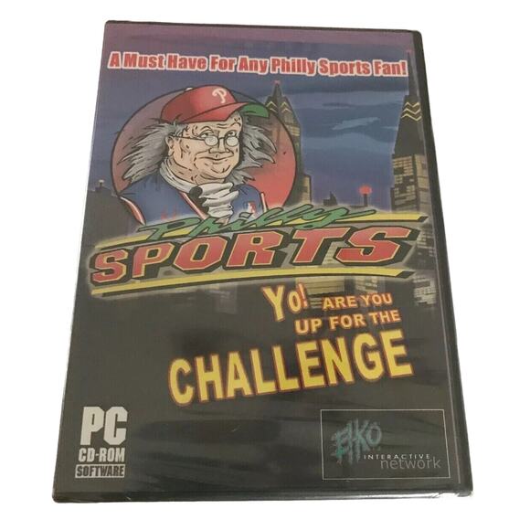 Philly Sports Yo! Are You Up For The Challenge PC CD-Rom Factory Sealed Vol 1 - Picture 3 of 3
